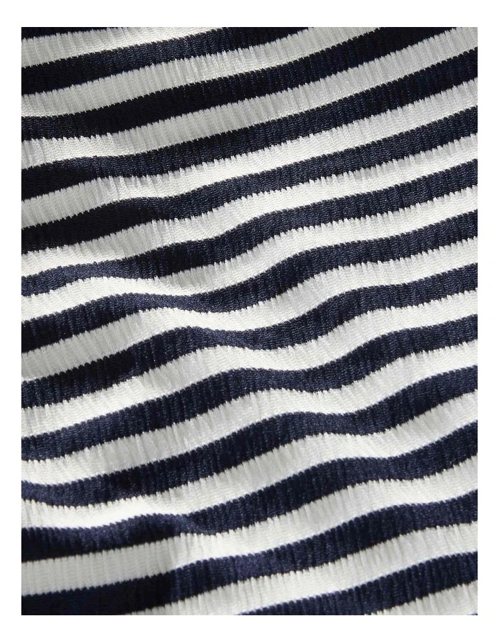St. Tropez Stripe Off-Shoulder Bandeau Bikini Top image 6