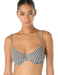 Boho Gingham Underwired Bikini Top
