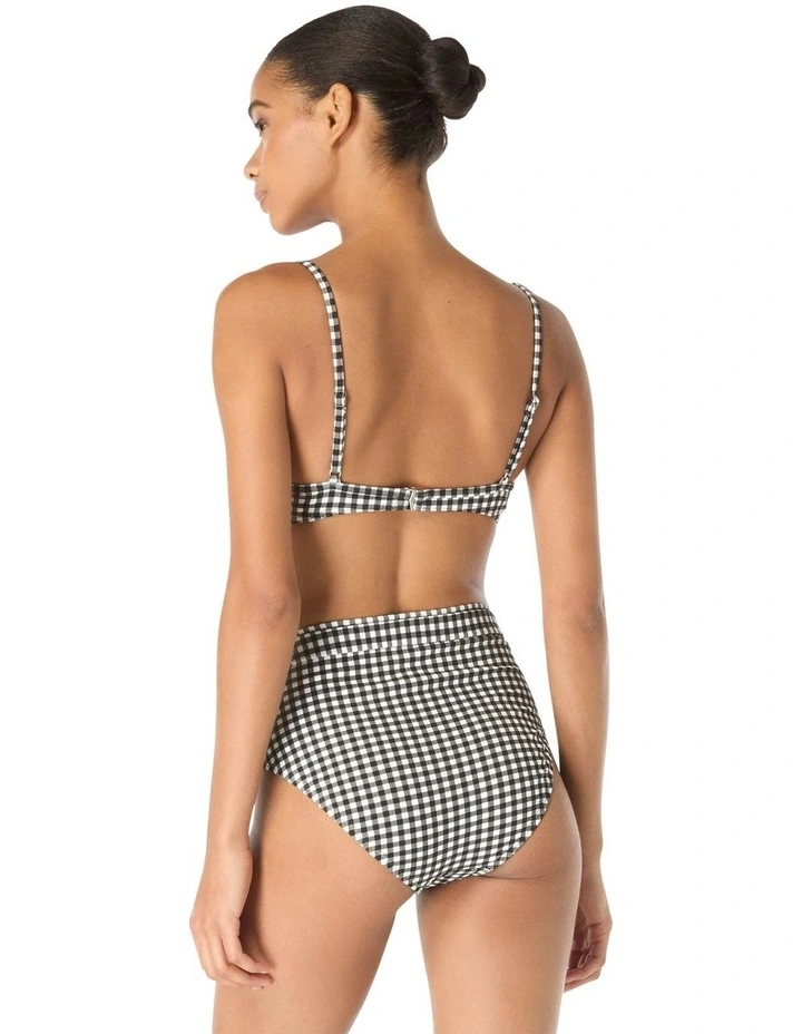 Boho Gingham Underwired Bikini Top image 3