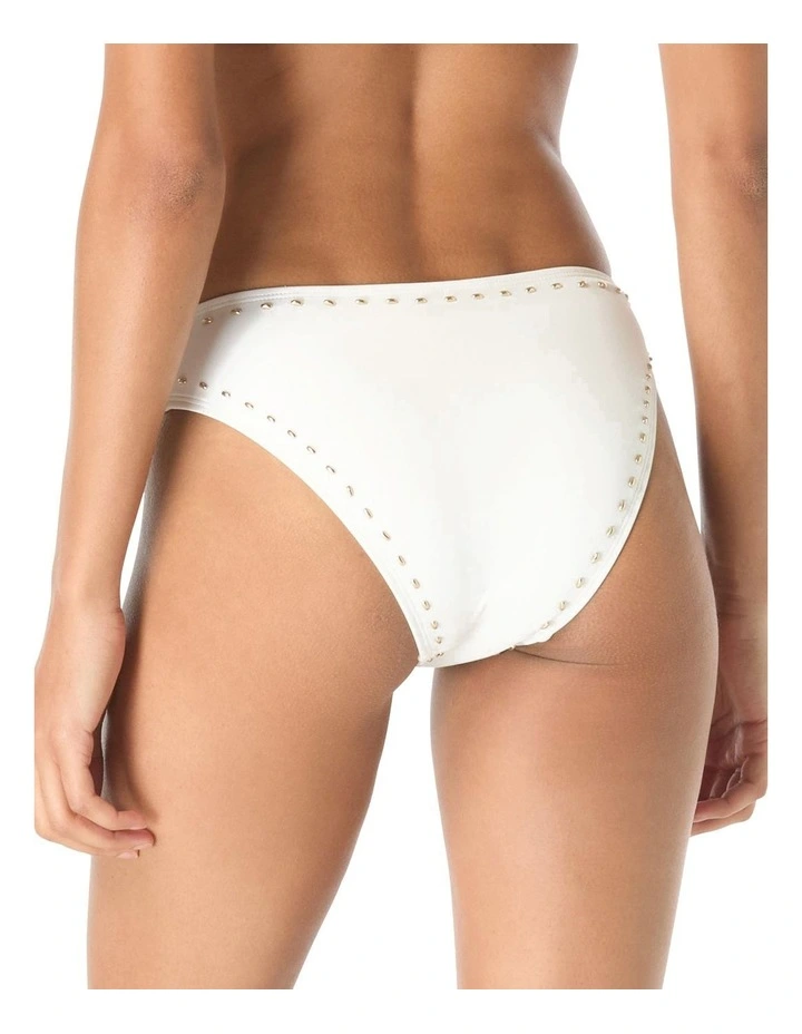 Gold Studded High Cut Bikini Bottom image 2