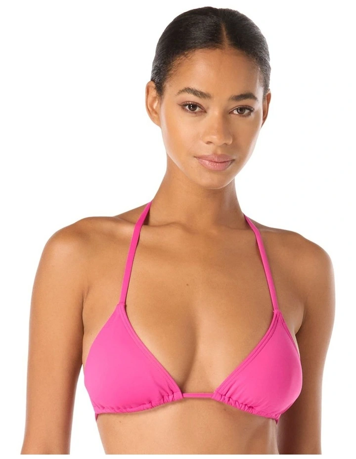 Padded Triangle Halter String Bikini Top image 1