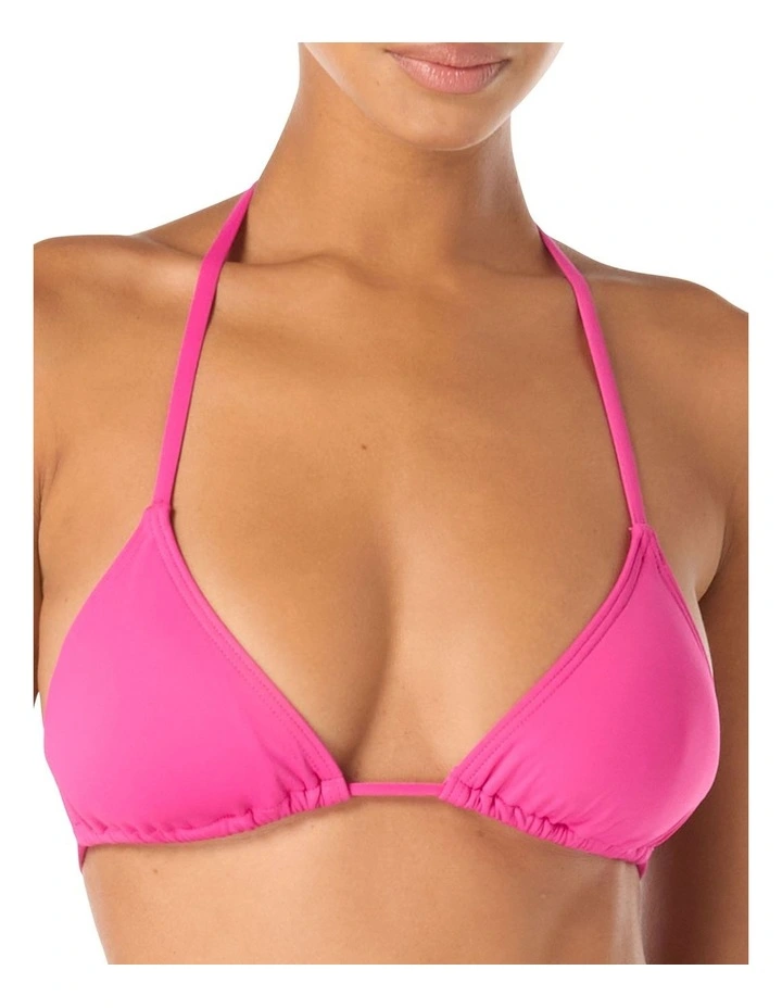 Padded Triangle Halter String Bikini Top image 5