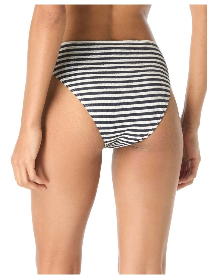 St. Tropez Stripe High Cut Bikini Bottom image 2