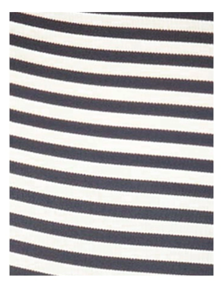 St. Tropez Stripe Padded Cup One Shoulder Swimsuit image 5