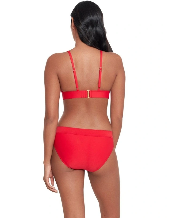 Beach Club Solids Toggle Padded Triangle Bikini Top image 4