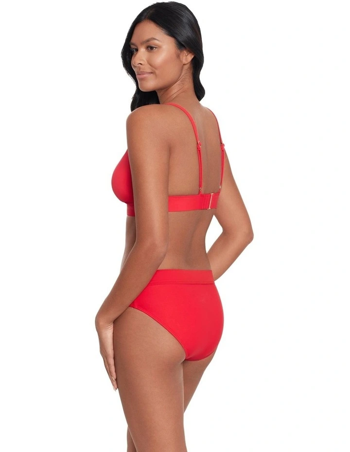 Beach Club Solids Toggle Padded Triangle Bikini Top image 5