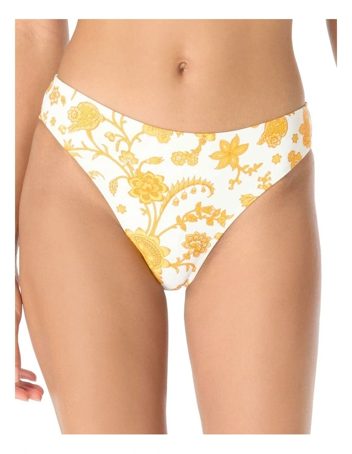Riviera Blooms High Leg Bikini Bottom image 1