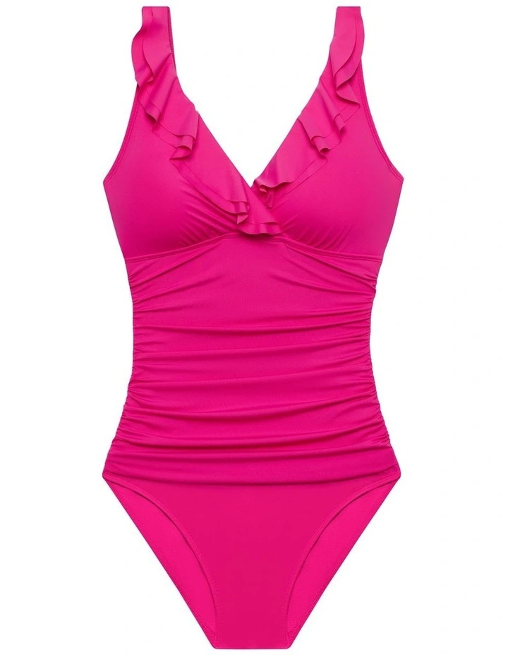 Beach Club Ruffle-Trim Padded Underwired One-Piece Swimsuit image 5