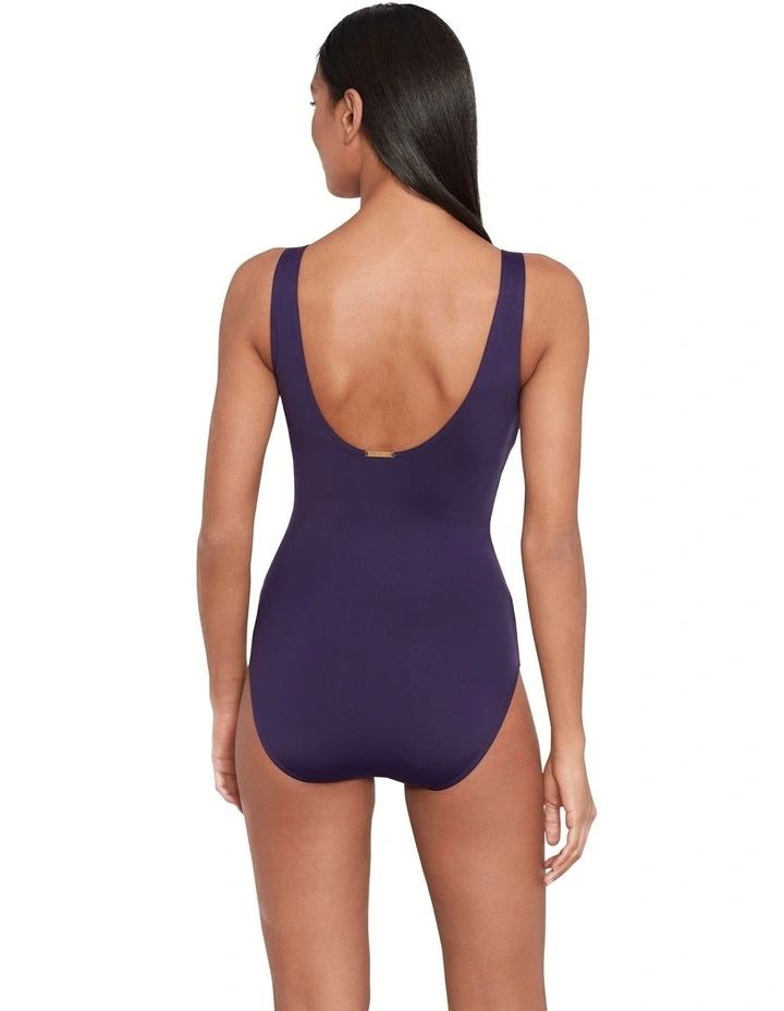 Beach Club Ruffle-Trim Padded Underwired One-Piece Swimsuit image 2