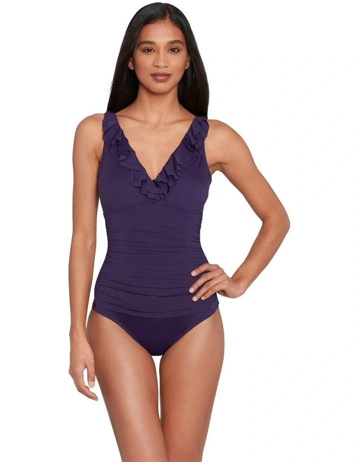 Beach Club Ruffle-Trim Padded Underwired One-Piece Swimsuit image 4
