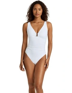 Beach Club Underwired Ring-Front One-Piece Swimsuit