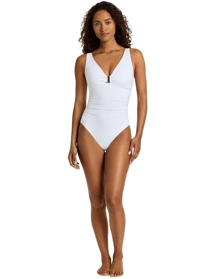 Beach Club Underwired Ring-Front One-Piece Swimsuit image 3