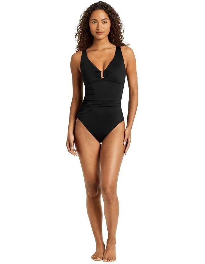 Beach Club Underwired Ring-Front One-Piece Swimsuit image 5