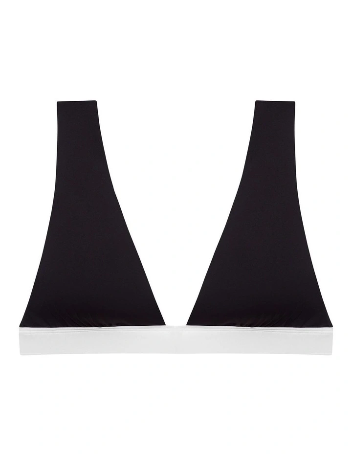 Bel Air Two Tone Wide Strap Padded Bikini Top image 7