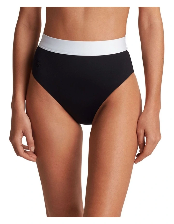 Bel Air Two Tone High Waist Shaping Bikini Bottom image 1
