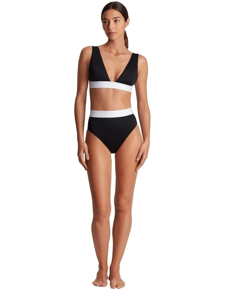 Bel Air Two Tone High Waist Shaping Bikini Bottom image 6