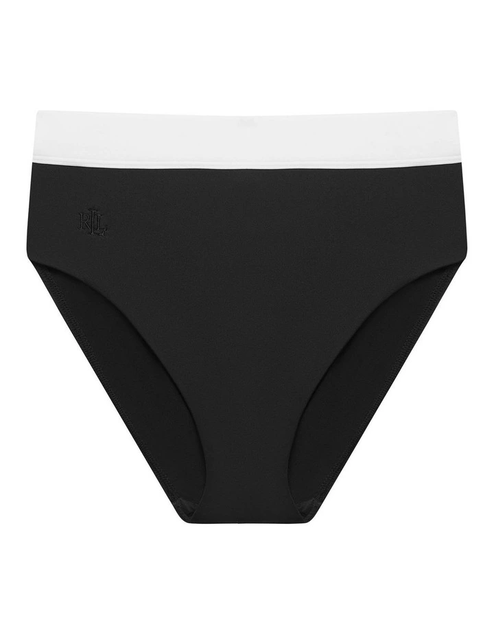 Bel Air Two Tone High Waist Shaping Bikini Bottom image 7