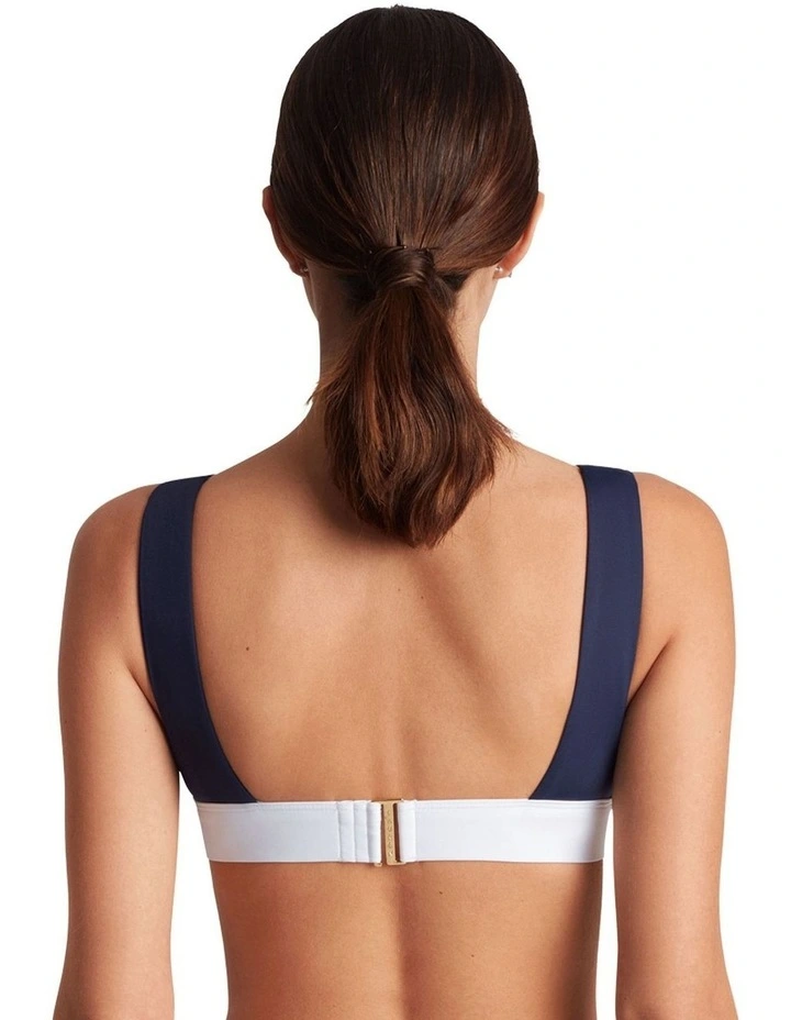 Bel Air Two Tone Wide Strap Padded Bikini Top image 2