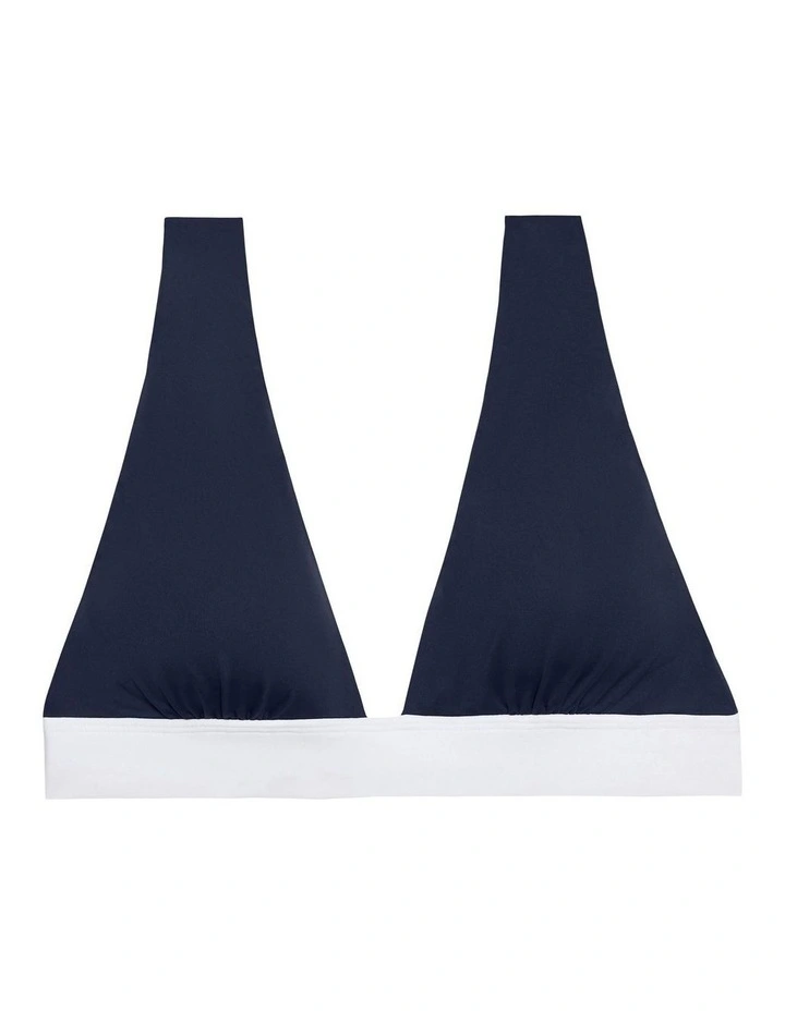 Bel Air Two Tone Wide Strap Padded Bikini Top image 7