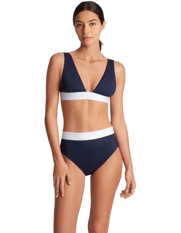 Bel Air Two Tone High Waist Shaping Bikini Bottom image 5
