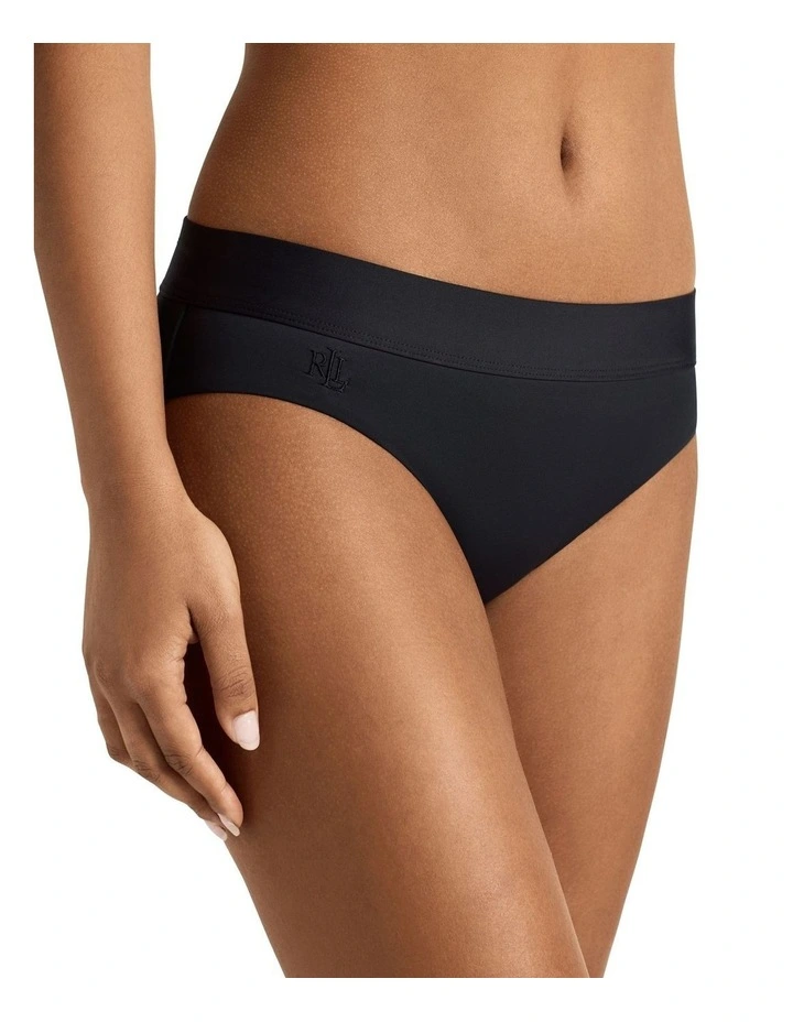 Beach Club Classic Banded Waist Hipster Bikini Bottom image 3