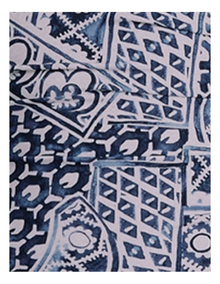 Watercolor Tiles Shaping V Wire Plunge Padded Swimsuit image 7