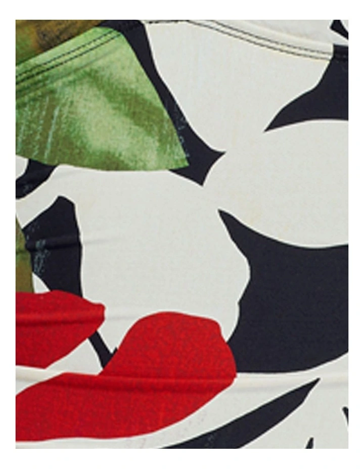 Modern Jungle Floral Ring Detail Underwired Shaping Swimsuit image 7