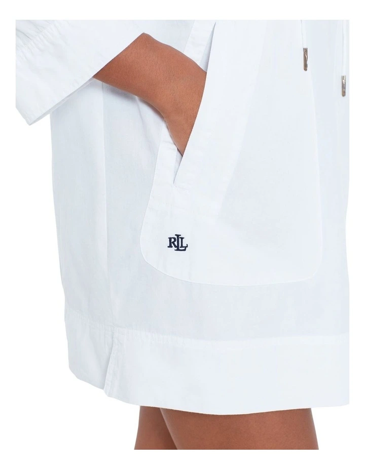 Cotton Tunic Style Mini Beach Dress Cover Up image 5