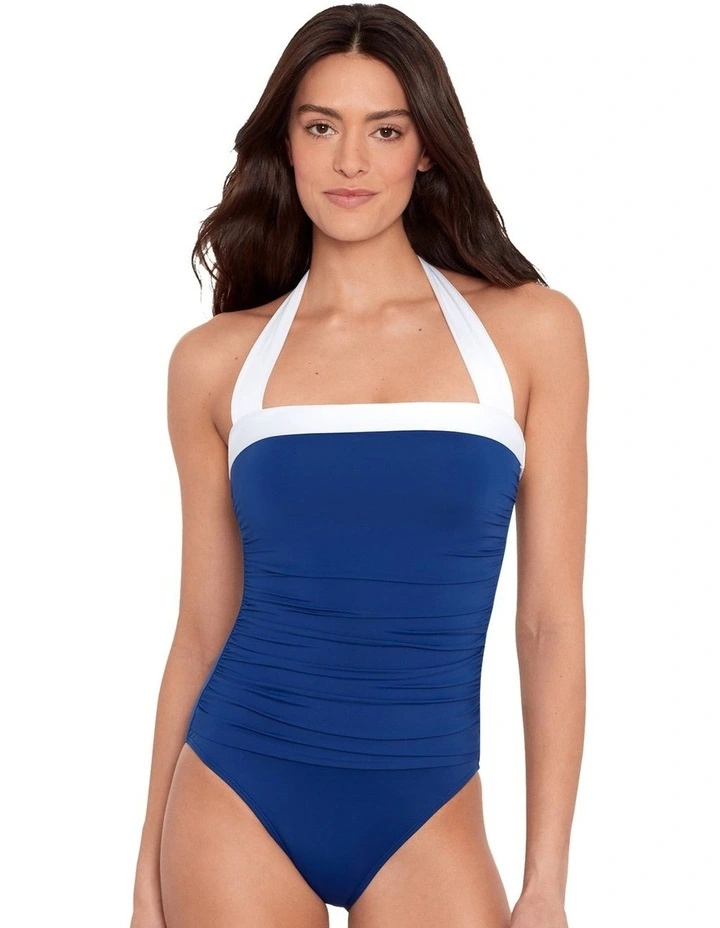 Bel Air Shirred Halter One-Piece Swimsuit (Replacement Style 20710001) image 1