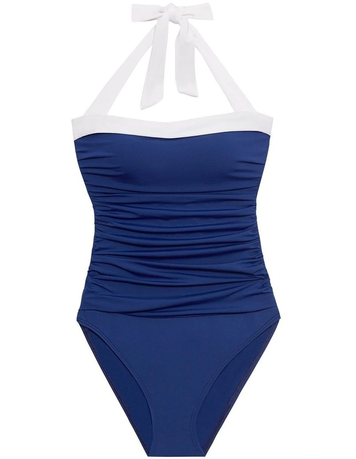 Bel Air Shirred Halter One-Piece Swimsuit (Replacement Style 20710001) image 5