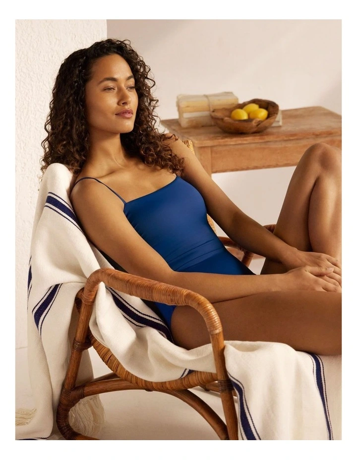 Beach Club Square Neck Padded Cup Shaping Swimsuit image 3