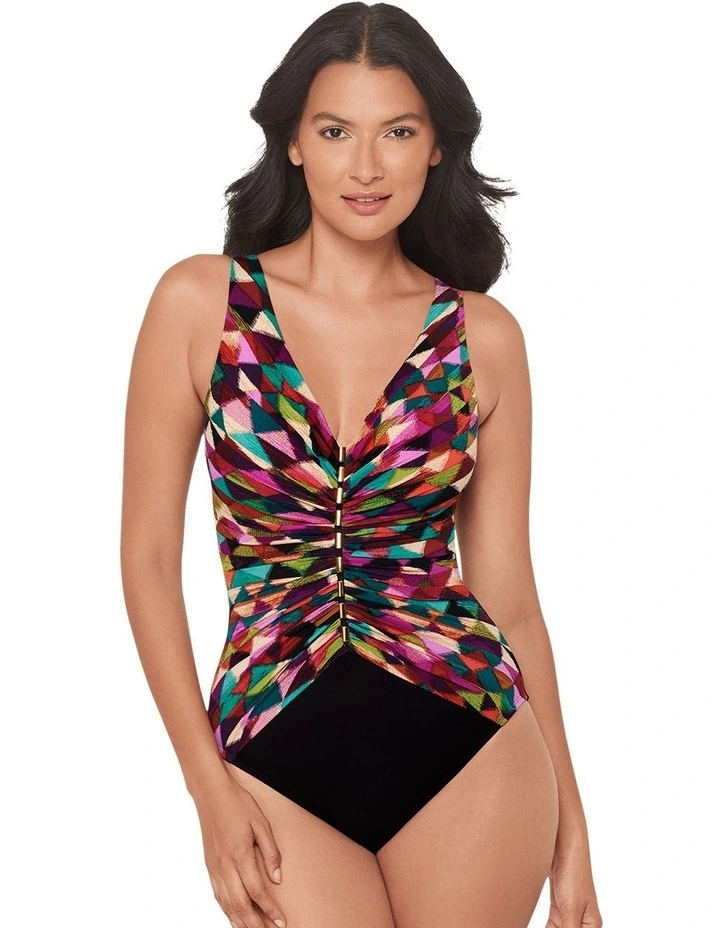 Farfalle Charmer V Neck Tummy Control Swimsuit image 1