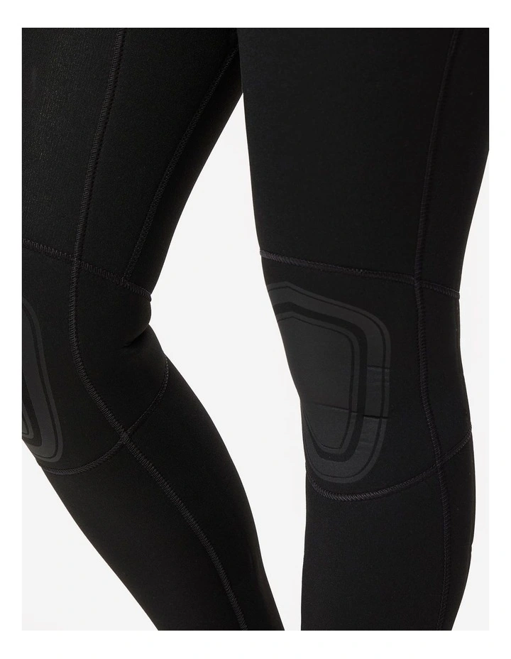 Decathlon - Women's 4/3 mm neoprene SURF 100 wetsuit with back zip black image 5