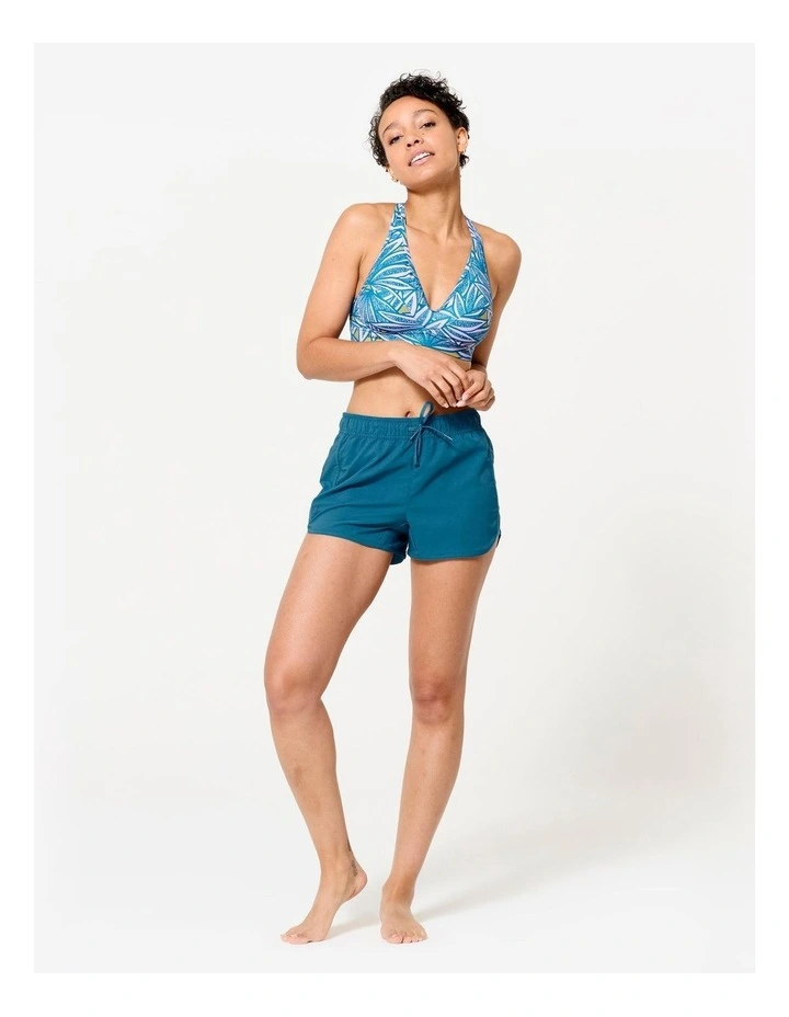 Decathlon - Womens surfing swim shorts - Tini petrol blue image 2