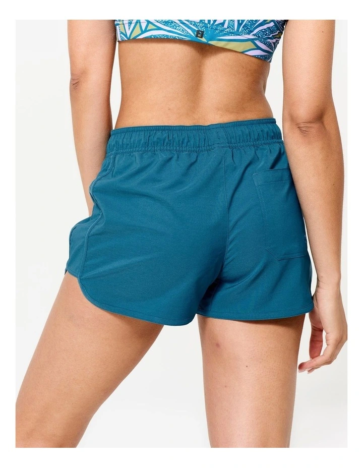 Decathlon - Womens surfing swim shorts - Tini petrol blue image 4