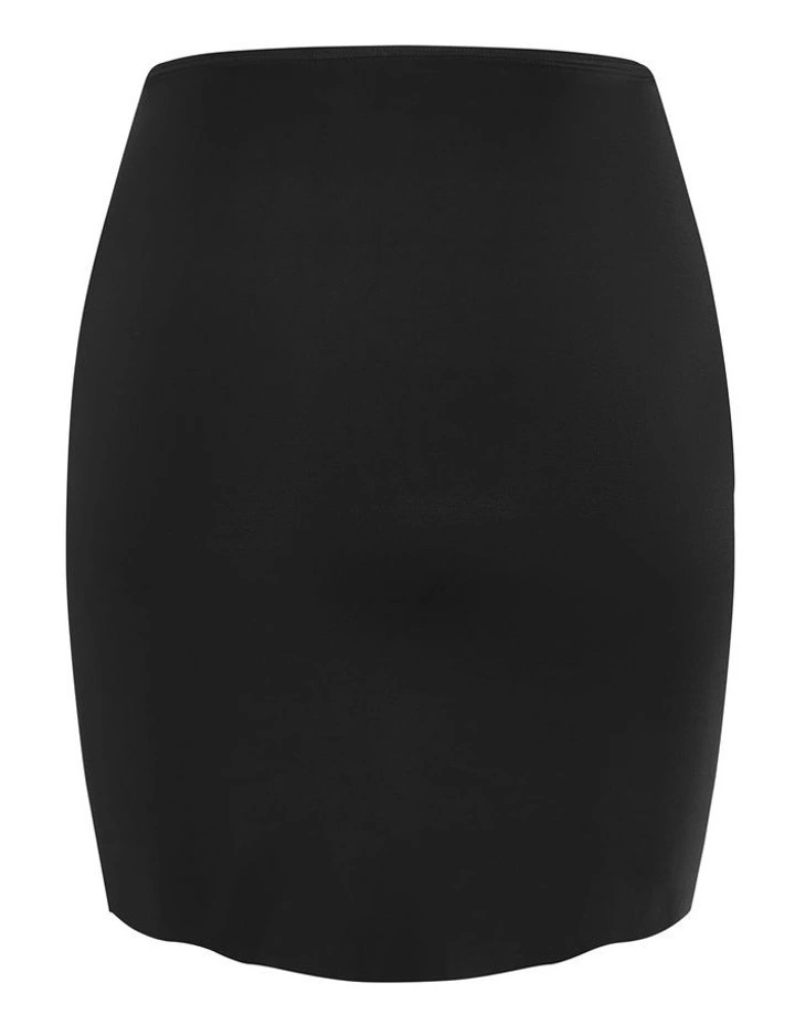 Plus Size Azores Swim Sarong Skirt  in black image 4