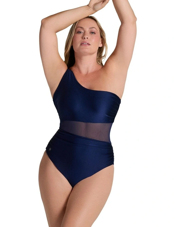 Radiant Padded One Shoulder Shaping One-Piece Swimsuit image 1