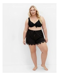 Plus Size Alicante Boardshort  in black