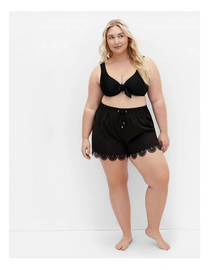 Plus Size Alicante Boardshort  in black image 1