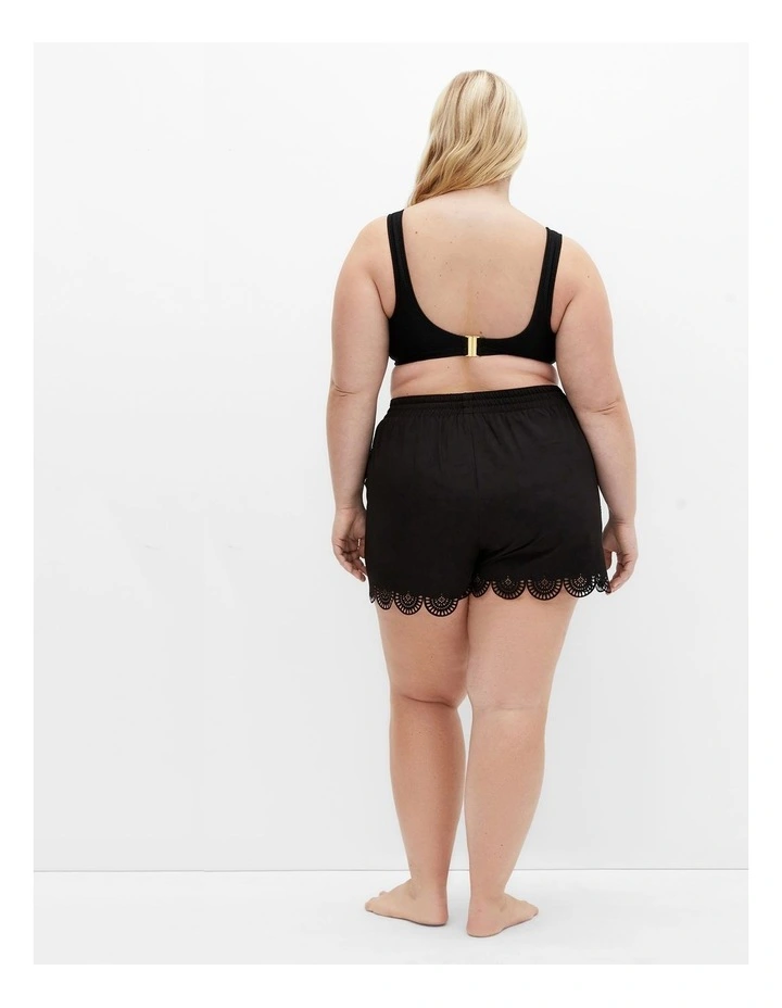 Plus Size Alicante Boardshort  in black image 2