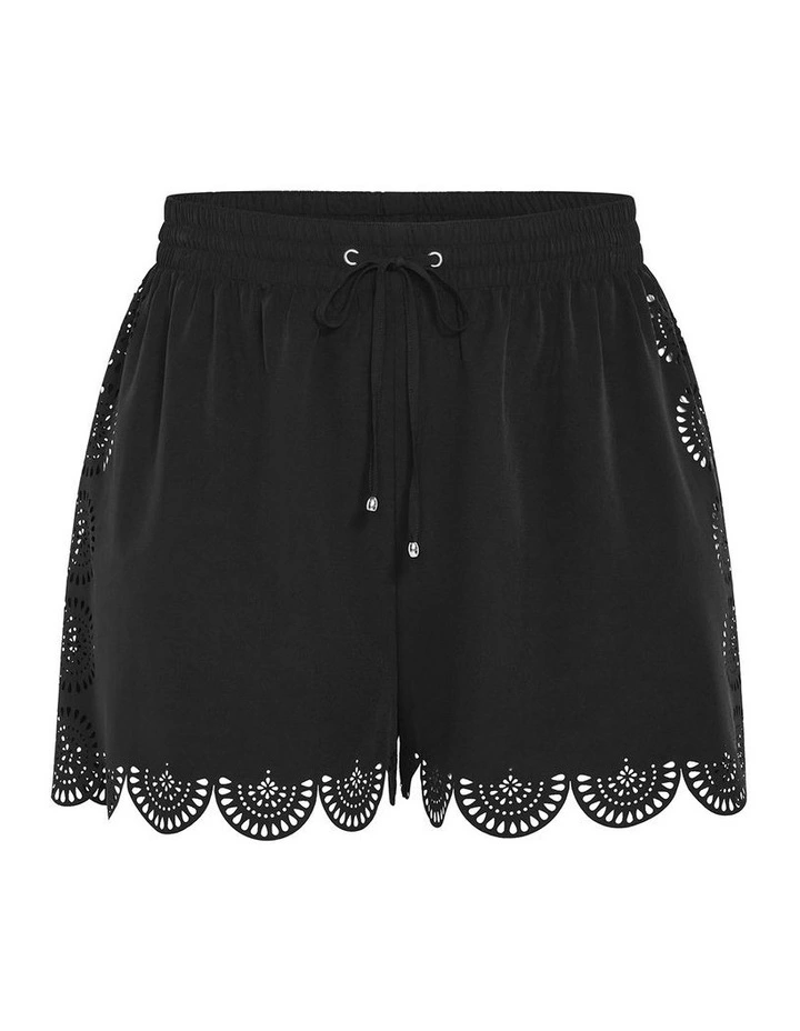 Plus Size Alicante Boardshort  in black image 3