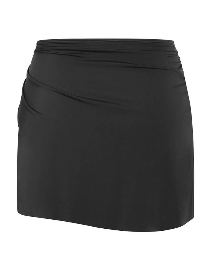 Plus Size Azores Bikini Skirt in Black image 4