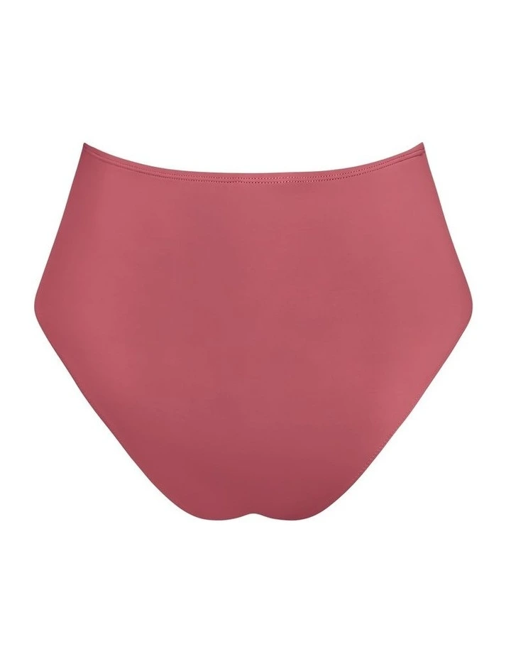 Solid High Waist Ruched Bottom image 6