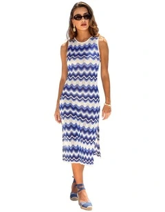 Tie Back Crochet Beach Cover Up Dress