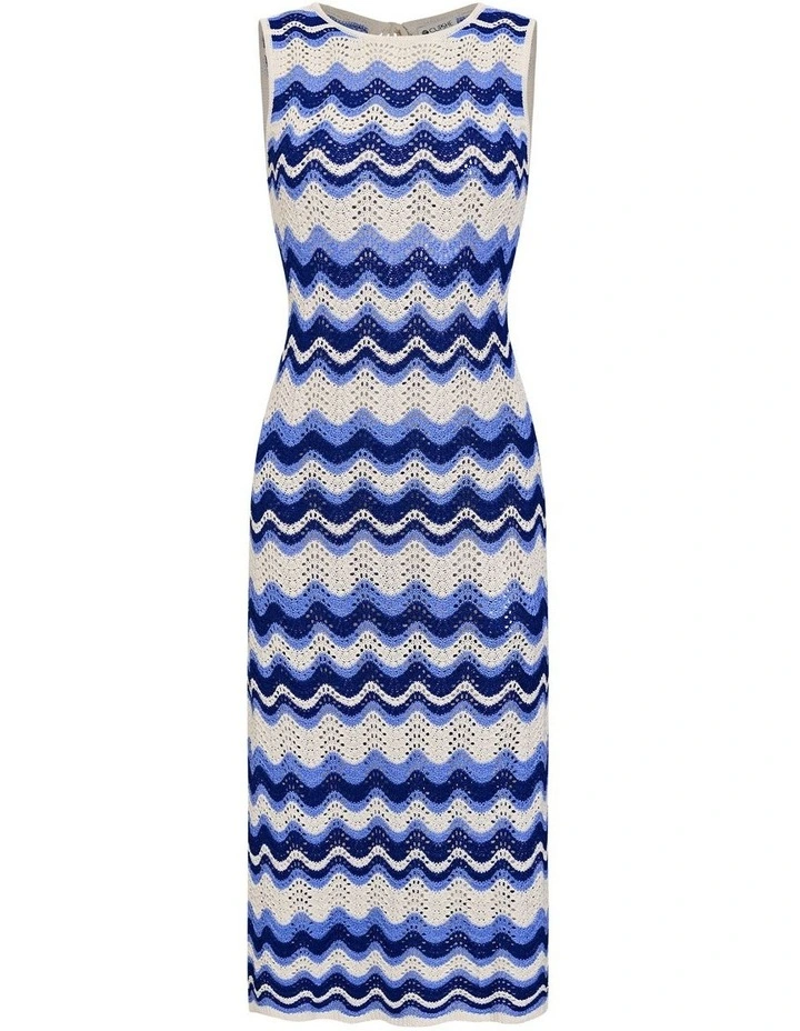 Tie Back Crochet Beach Cover Up Dress image 4