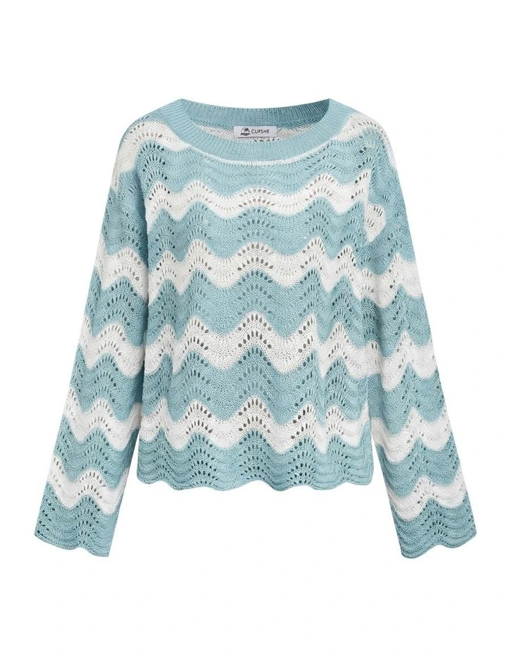 Open Stitch Crochet Beach Cover Up Top image 4
