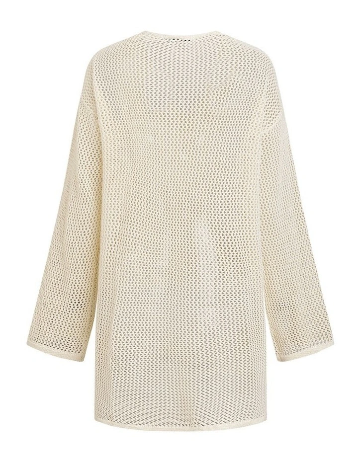 Lace-Up Crochet Beach Cover Up Top image 4