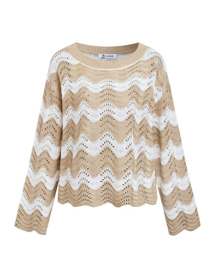 Open Stitch Crochet Beach Cover Up Top image 4