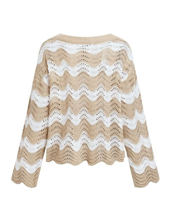 Open Stitch Crochet Beach Cover Up Top image 5