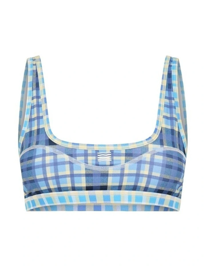 Off Duty Swim Top in Madras image 6